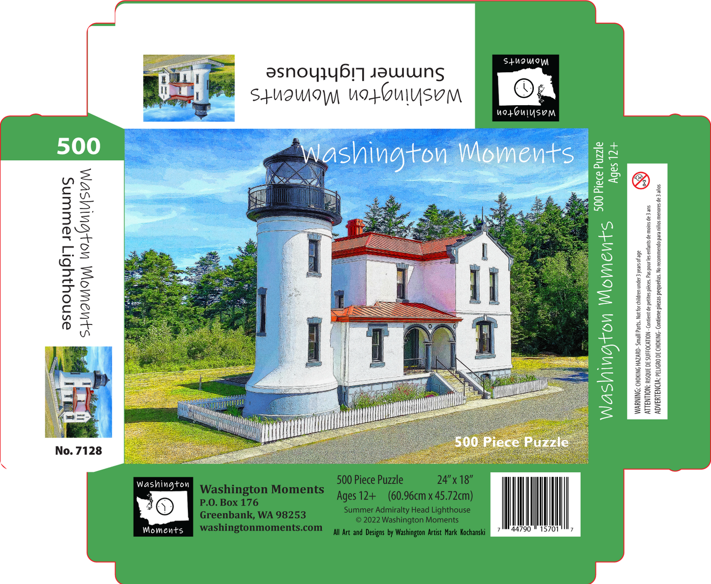 Puzzle - Summer Lighthouse (Washington Moments)